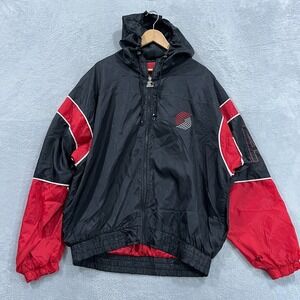 Vintage 90s NBA Starter Jacket XL Men‎ Portland Trail Blazers Basketball Y2K